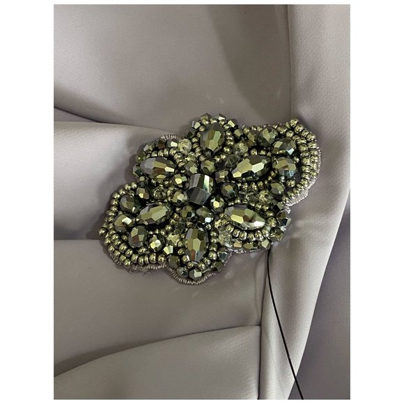 Alex Evenings Dress Cocktail Bell Sleeve Sheath in Lavender Sz 6 NWT $225 - Picture 6 of 11